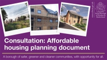 Affordable housing planning document graphic