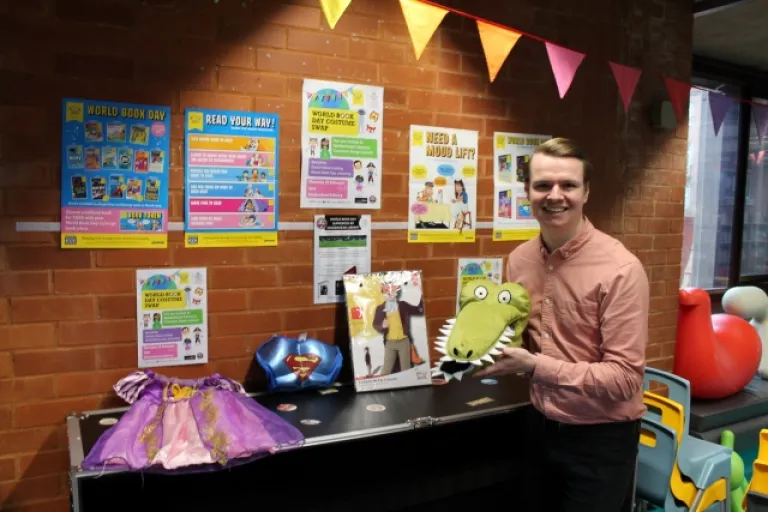 Cllr Reynolds World book day