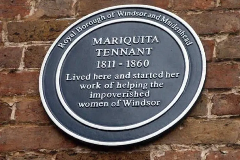 Blue plaque example