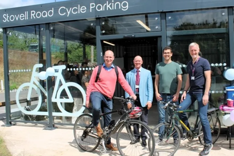 Secure cycle parking opens at Windsor Leisure Centre