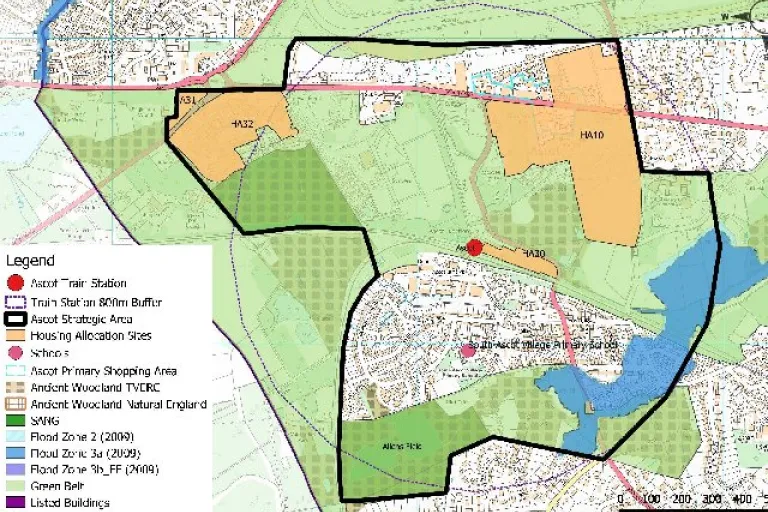 Ascot strategic area map