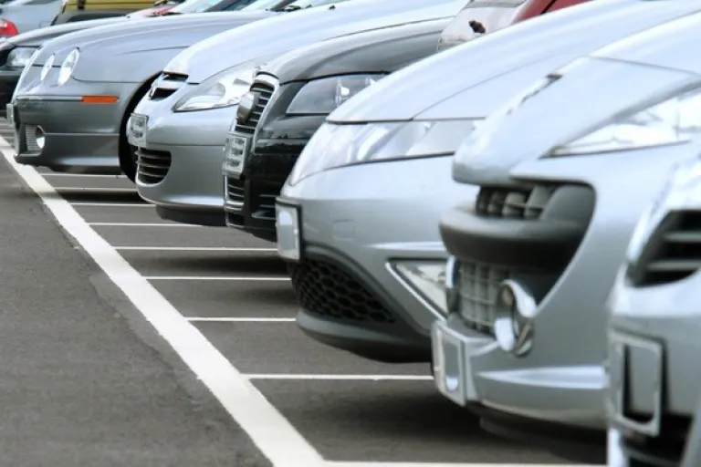 Photo of row of cars