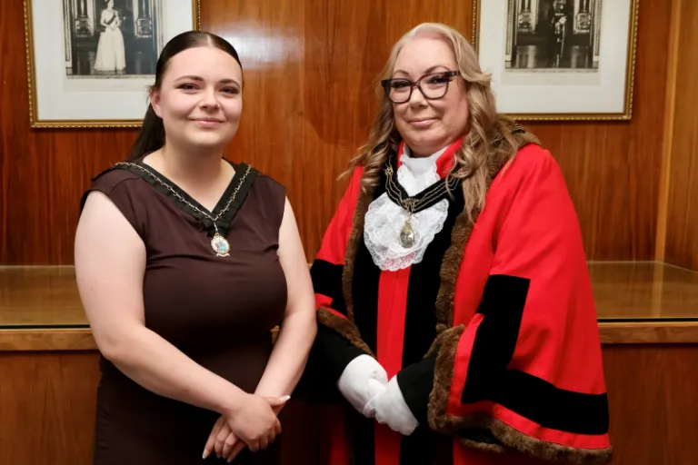 Deputy Mayor Cllr Taylor and Daughter