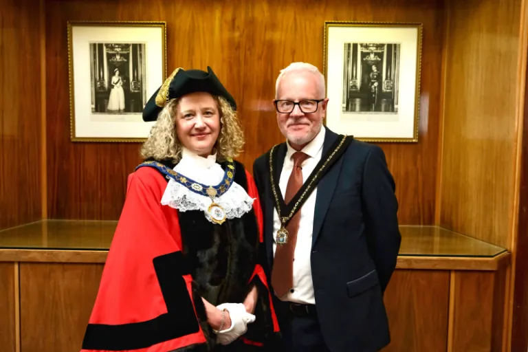 Cllr Martin and Consort