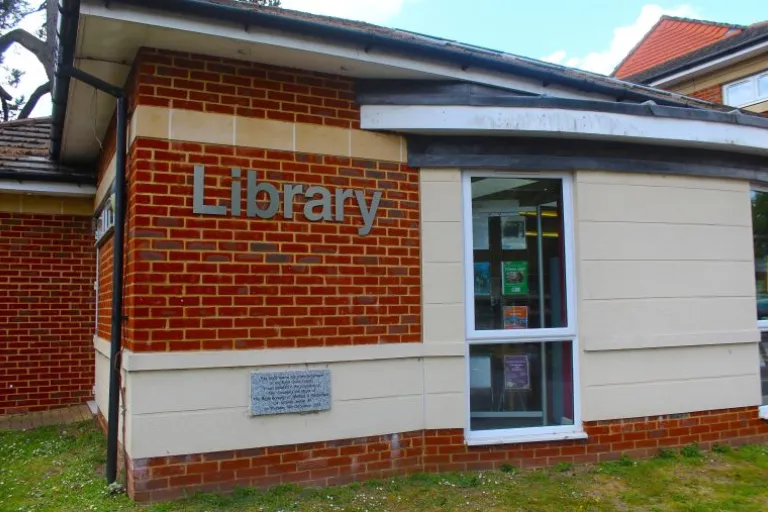 Entrance to Boyn Grove library, Maidenhead