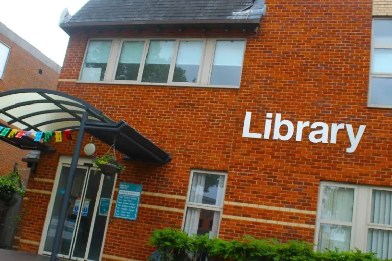Entrance to Windsor library