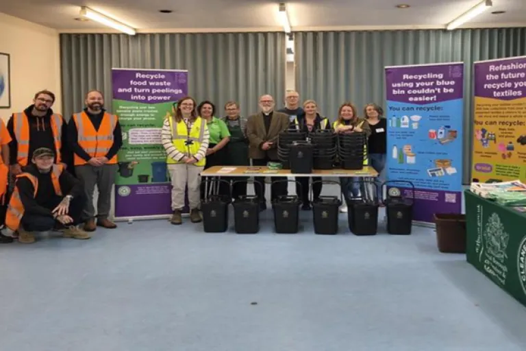 RBWM team at the recycling event in September 2026
