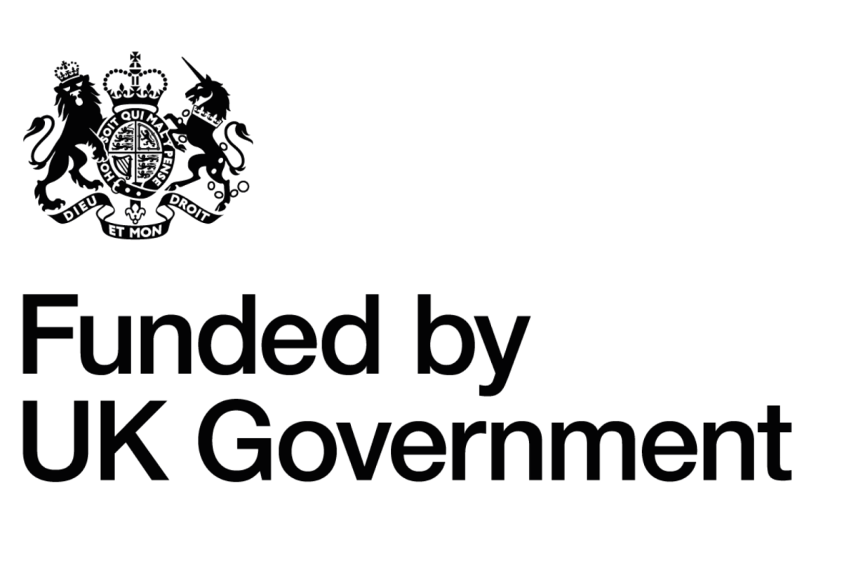 Funded by GOV.UK logo (stacked)