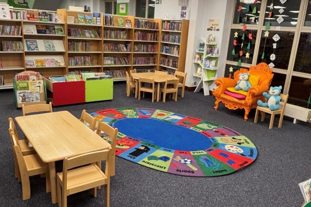 Windsor Library: Children's reading area