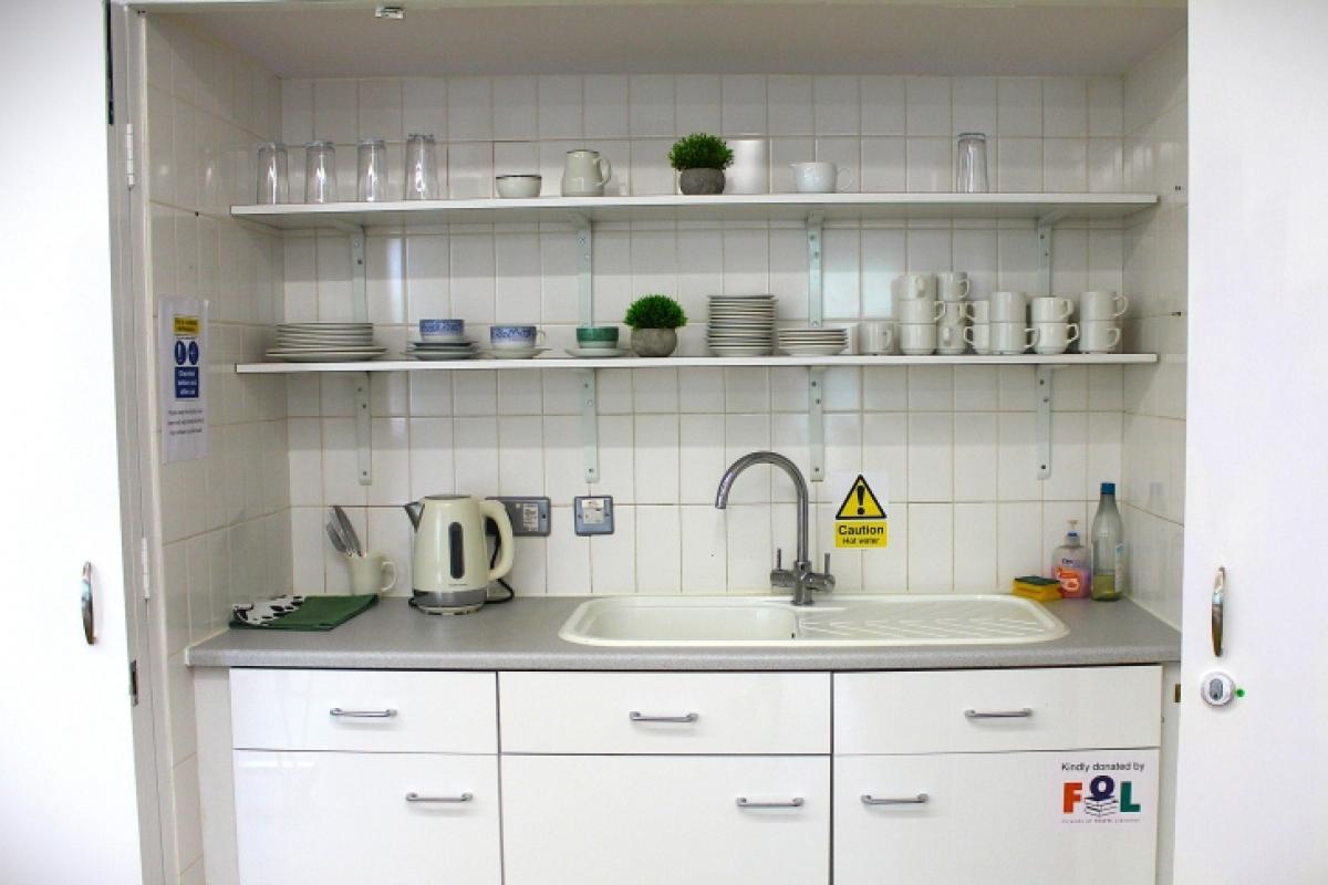 Windsor Library: Kitchen area